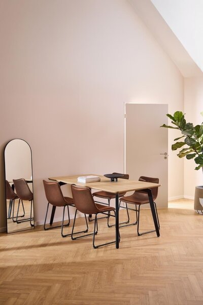 Masa dining Cadiz, Natural, 75x160x90 cm