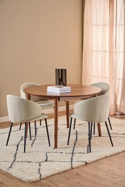 Masa dining Montreux V1, Natural, 75x154x115 cm
