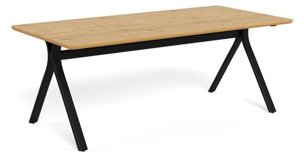 Masa dining Bristol, Natural, 75x200x100 cm