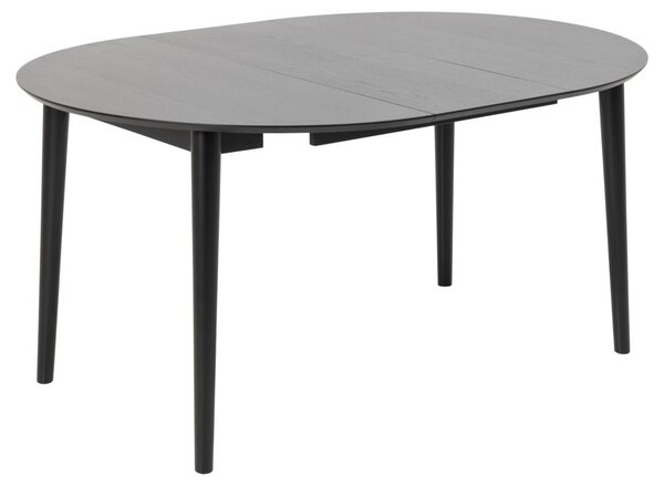 Masa dining Montreux, Negru, 75x154x115 cm