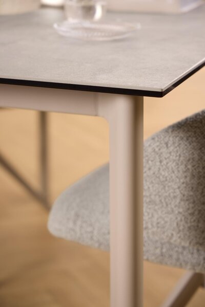 Masa dining Palermo, Gri, 75x160x90 cm