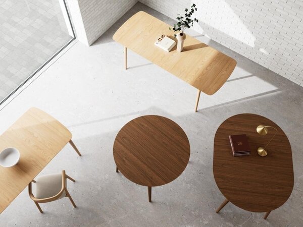 Masa dining Montreux V1, Natural, 75x154x115 cm