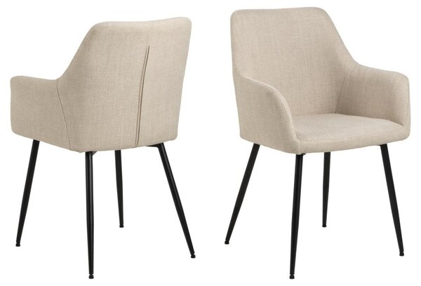 Set 5 piese Masa dining si Scaune Wicklow V6, Gri, 75x140x80 cm