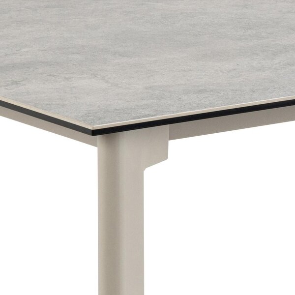 Masa dining Palermo, Gri, 75x160x90 cm