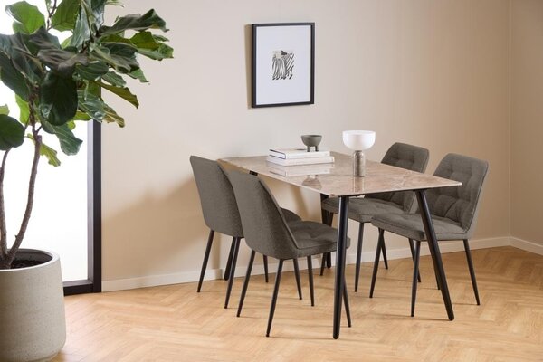 Masa dining Wicklow, Maro, 75x140x80 cm