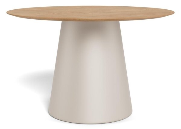 Masa dining Soli V1, Natural, 75x120x120 cm