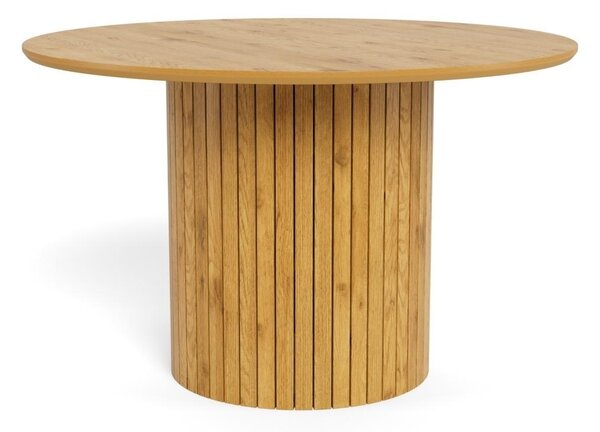 Masa dining Yale, Natural, 75x120x120 cm