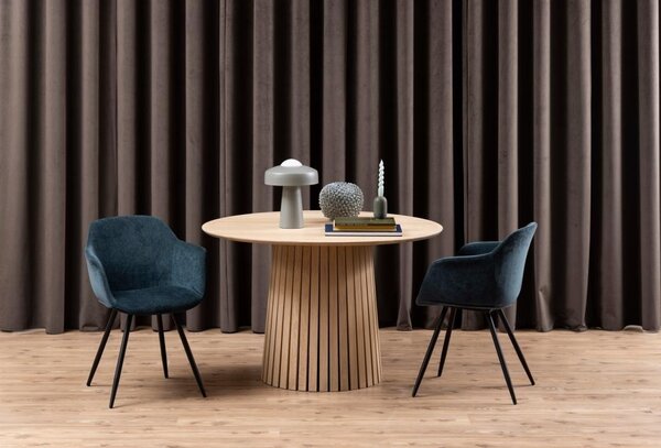 Masa dining Christo, Alb, 75x120x120 cm