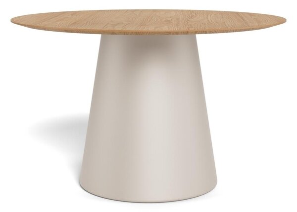 Masa dining Soli V1, Natural, 75x120x120 cm