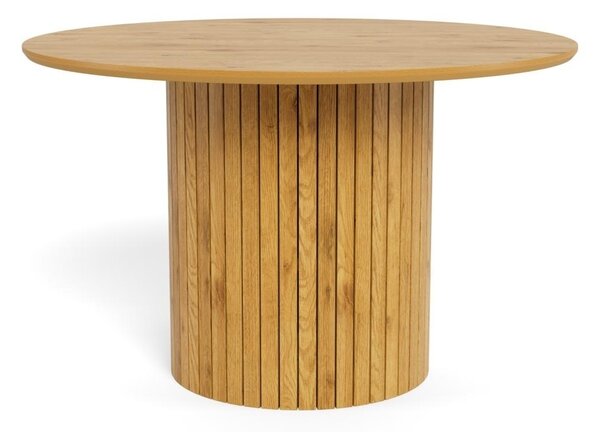 Masa dining Yale, Natural, 75x120x120 cm