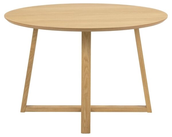 Masa dining Malika, Natural, 75x120x120 cm
