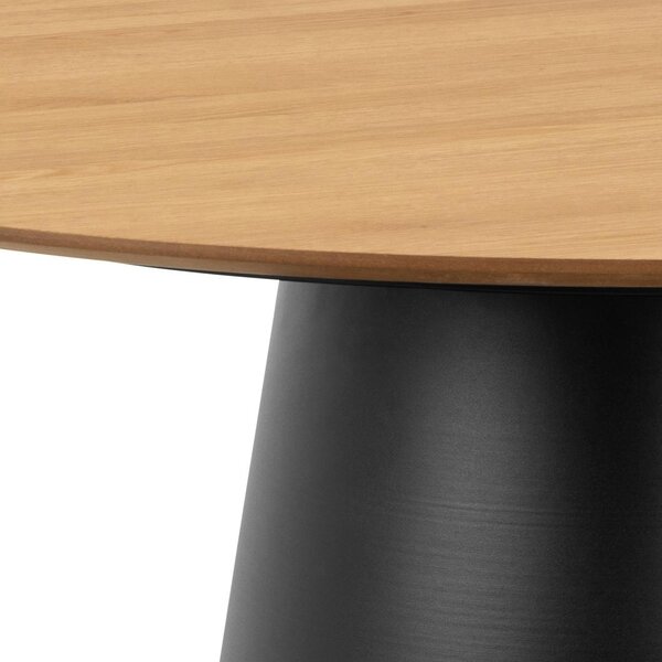 Masa dining Soli, Natural, 75x120x120 cm