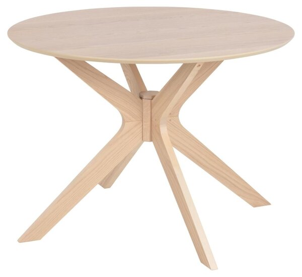 Masa dining I_Duncan, Alb, 75x105x105 cm
