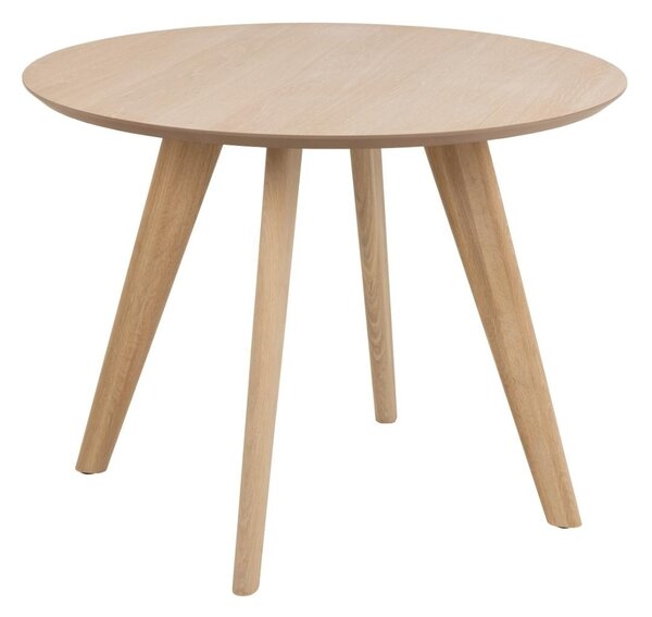 Masa dining Townsville, Alb, 75x100x100 cm