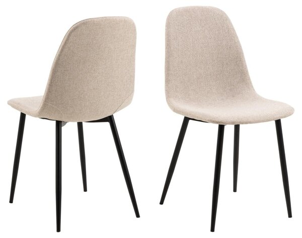 Set 5 piese Masa dining si Scaune Cadiz V1, Natural, 75x120x120 cm