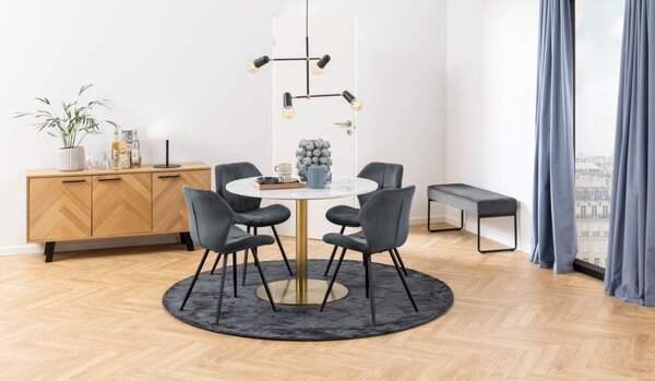 Masa dining Corby, Alama, 75x105x105 cm