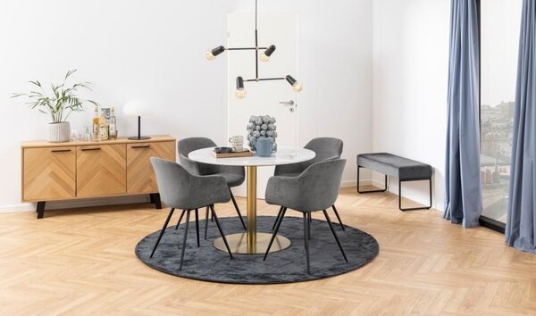 Masa dining Corby, Alama, 75x105x105 cm