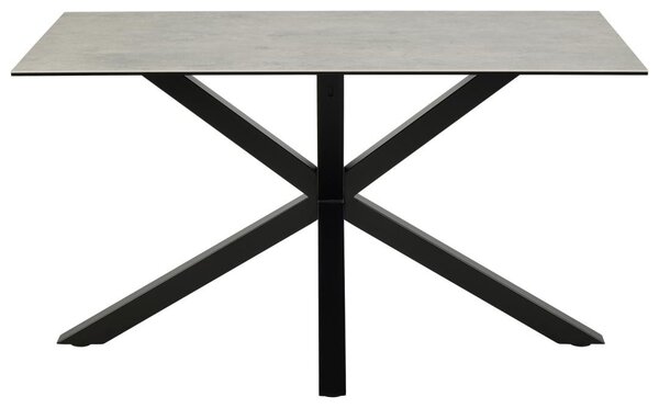 Masa dining Heaven, Gri, 75.5x135x80 cm