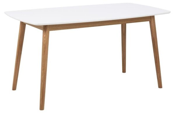 Masa dining Nagano, Stejar, 75.5x150x80 cm