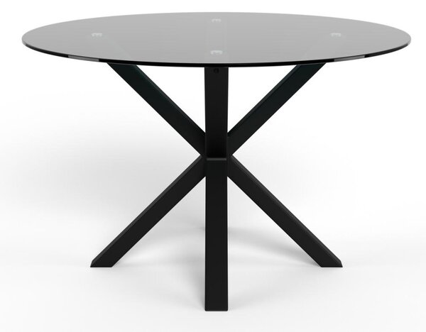Masa dining Heaven V1, Transparent, 75.5x119x119 cm