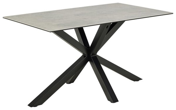 Masa dining Heaven, Gri, 75.5x135x80 cm
