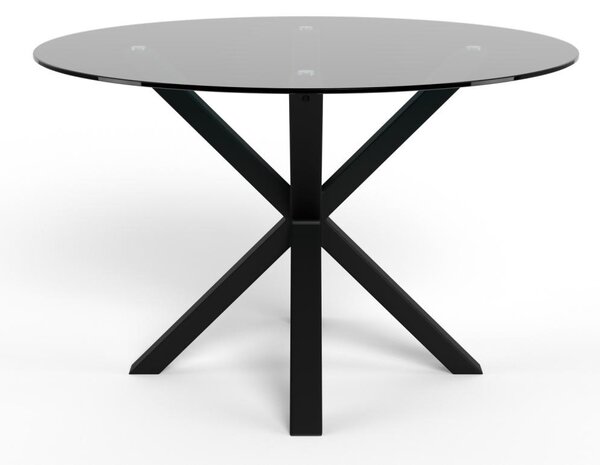 Masa dining Heaven V1, Transparent, 75.5x119x119 cm