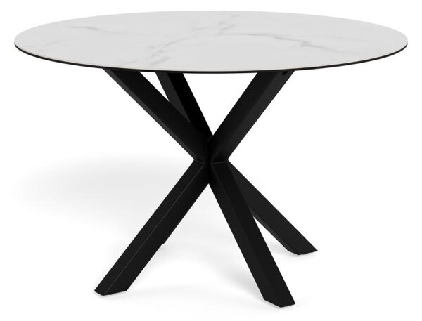 Masa dining Heaven, Alb, 75.5x119x119 cm