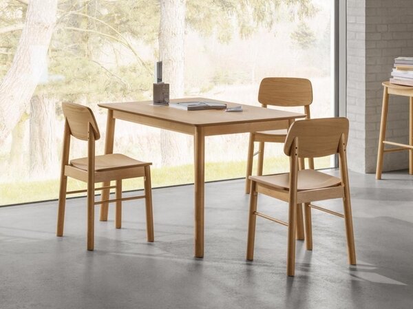 Masa dining Barlow, Natural, 74.8x120x80 cm