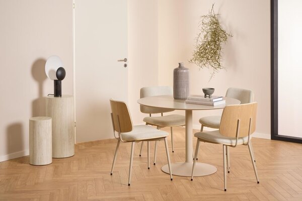 Masa dining Ibiza, Bej, 74x110x110 cm