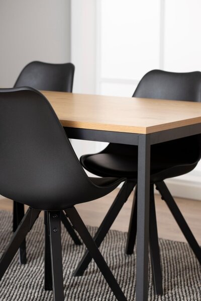 Masa dining Seaford, Natural, 74x160x80 cm
