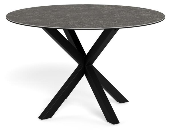 Masa dining Heaven, Negru, 75.5x119x119 cm