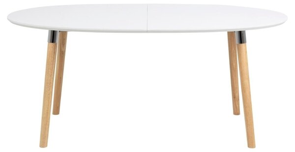 Masa dining Belina, Alb, 74x270x100 cm