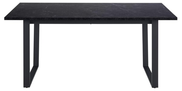 Masa dining Amble, Negru, 74x160x90 cm