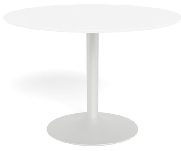 Masa dining Ibiza, Alb, 74x110x110 cm