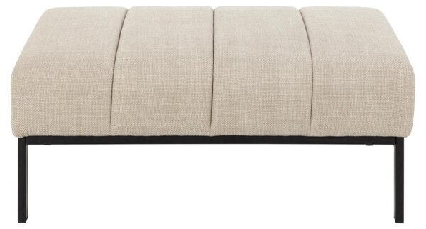 Taburet otoman Caix, Bej, 41x100x61 cm