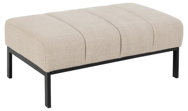 Taburet otoman Caix, Bej, 41x100x61 cm