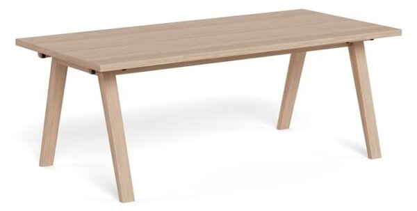 Masa dining A-Line, Alb, 74.6x200x95 cm