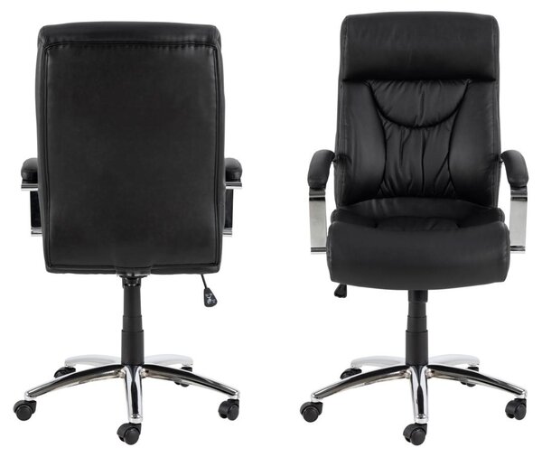Scaun de birou Benson, Negru, 120x64.5x83 cm