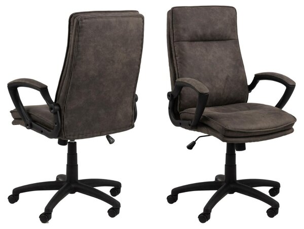 Scaun de birou Brad, Gri, 115x67x69.5 cm