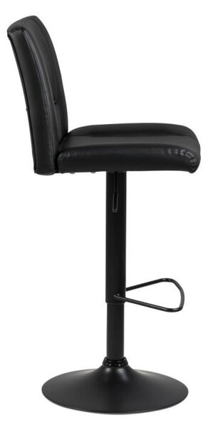 Бар стол „Силвия“, черен, 115x41,5x52 см
