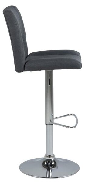 Бар стол Sylvia V2, сив, 115x41,5x52 см
