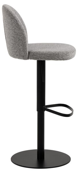 Scaun de bar Patricia, Gri, 109x44x50 cm