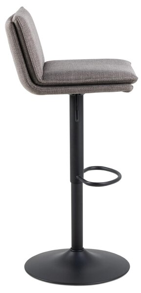 Бар стол Flynn V2, сив, 107x44x53 см