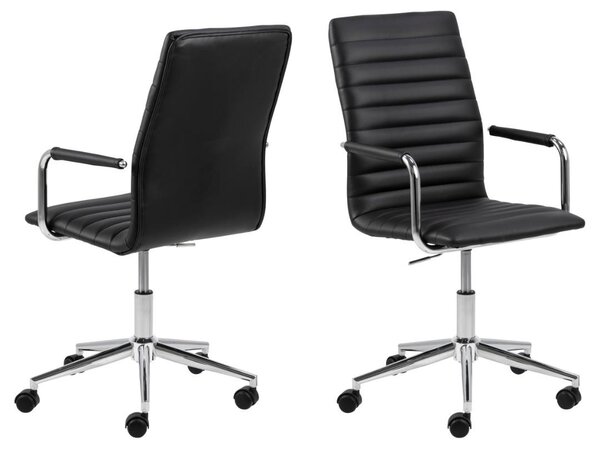 Scaun de birou Winslow V2, Negru, 103x51x58 cm