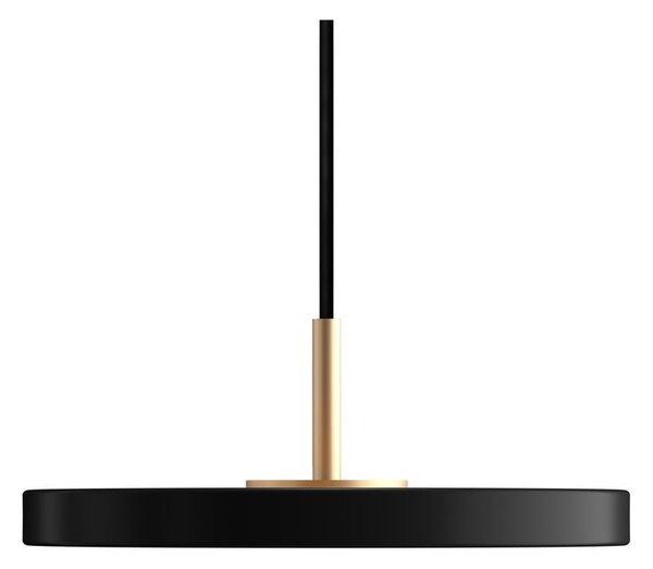 Черно LED висящо осветително тяло с метален абажур ø 15 cm Asteria Micro – UMAGE