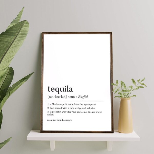 Плакат 50x70 cm Tequila - Wallity