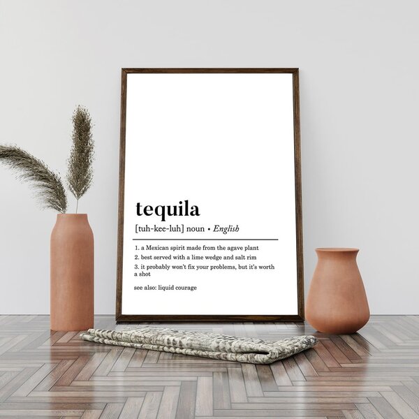 Плакат 50x70 cm Tequila - Wallity