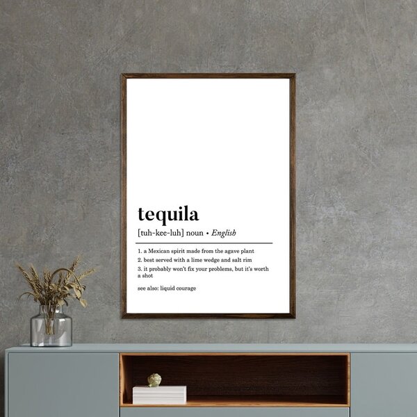 Плакат 50x70 cm Tequila - Wallity