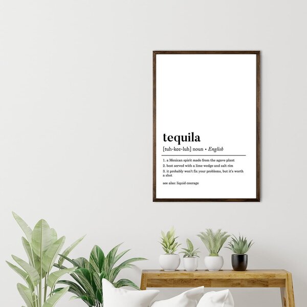 Плакат 50x70 cm Tequila - Wallity