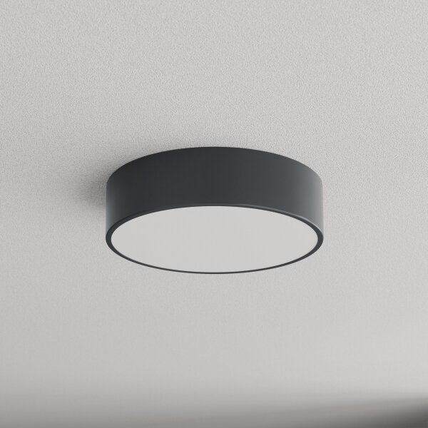 Brilagi - Баня. таванно осветително тяло CLARE 2xE27/24W/230V Ø 30 см антрацит IP54